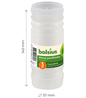 BOLSIUS WKŁAD PARAFINOWY 3