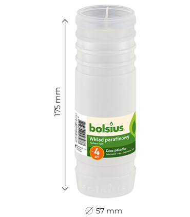 BOLSIUS WKŁAD PARAFINOWY 4
