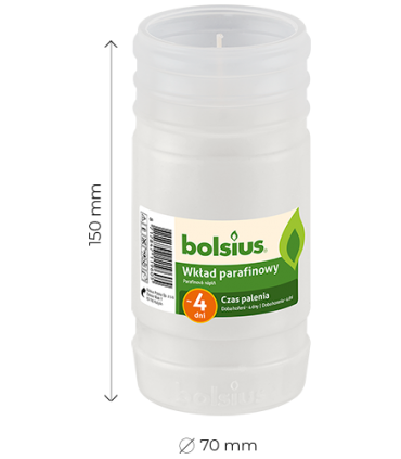 BOLSIUS WKŁAD PARAFINOWY 4 szeroki