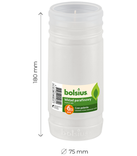 BOLSIUS WKŁAD PARAFINOWY 6,5