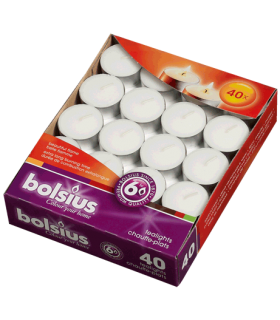 BOLSIUS PODGRZEWACZ 6H BOX 40szt. BIAŁY