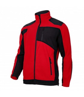 LAHTI BLUZA POLAR. ZE WZMOC. CZERW-CZAR "3XL"
