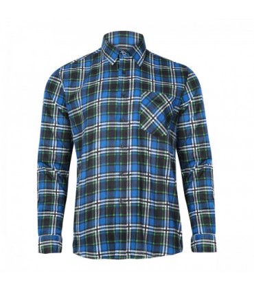 LAHTI KOSZULA FLAN. KRATA NIEBIESKA 170G/M2 XL
