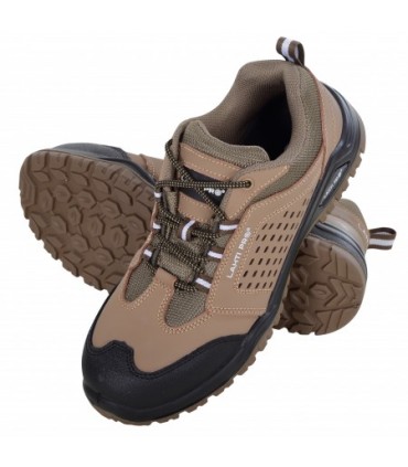 LAHTI PÓŁBUTY NUBUKOWE Z OTW. BEŻ.-CZAR. S1 SRA 43