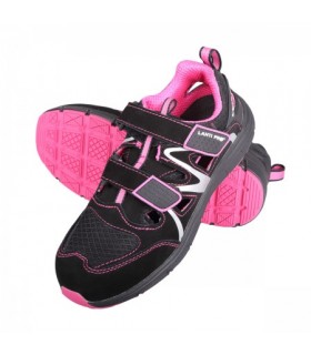 LAHTI SANDAŁY DAMSKIE ZAM/DZI.CZAR-RÓŻ, S1 SRC 37