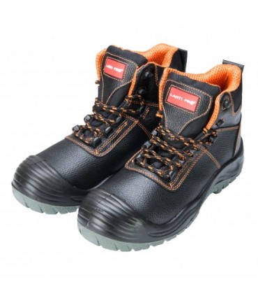 LAHTI TRZEWIKI SKÓRZANE CZARNE, S1 SRA, 41