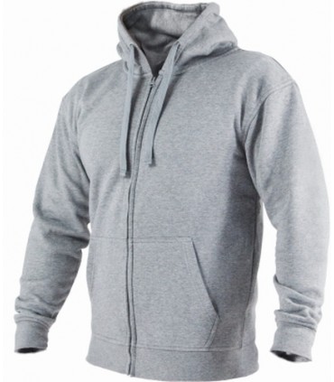 BLUZA Z KAPTUREM SZARA "M" STALCO S-44473