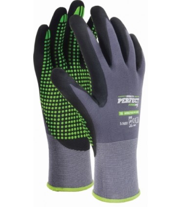 RĘKAWICE NYL. NITRILE FLEX PVC DOTS 10" S-76321