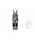 SPODNIE OGRODNICZKI BASIC LINE szary XXL S-47872