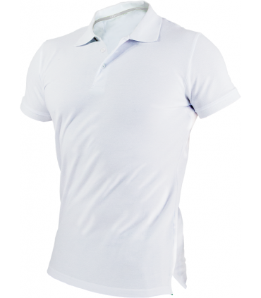 KOSZULKA POLO MĘSKA GARU BIAŁA 2XL S-44671