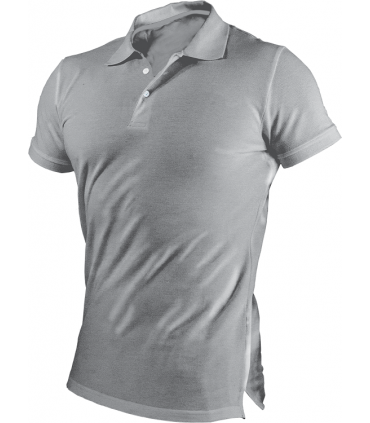 KOSZULKA POLO MĘSKA GARU SZARA M S-44674