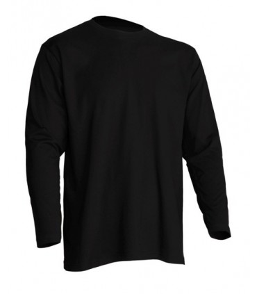 T-SHIRT LONGSLEEVE CZARNY "XXL" TSRA150LS