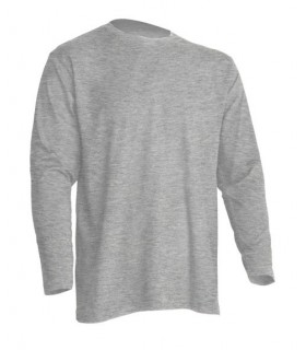 T-SHIRT LONGSLEEVE SZARY "XXL" TSRA150LS
