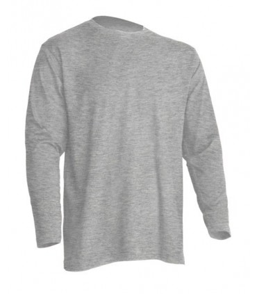 T-SHIRT LONGSLEEVE SZARY "XXL" TSRA150LS