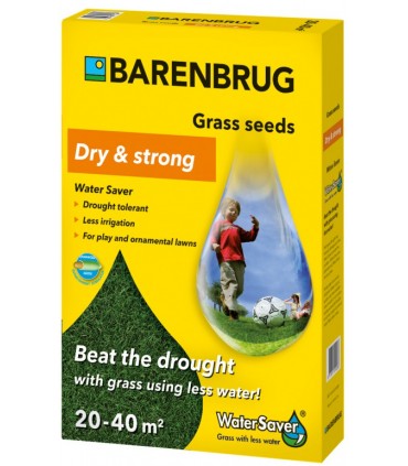 BARENBRUG WATER SAVER DRY& STRONG TRAWA karton 1kg