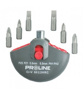PROLINE ZESTAW KOŃCÓWEK Z UCHW. MAGNET. 7szt.