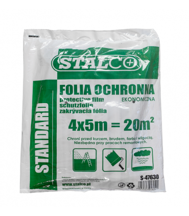 FOLIA MALARSKA STANDARD 300g LDPE, 4x5m S-47630