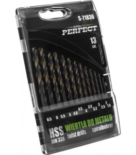 KOMPLET WIERTEŁ HSS METAL 13el. SP S-71836