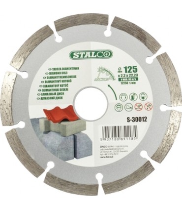 TARCZA DIAMENTOWA SEGM. 125mm SUCHO S-30012