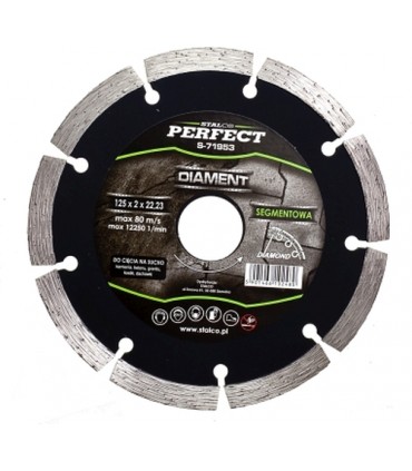TARCZA DIAMENTOWA 125mm SEGMENT "PERFECT" S-71953