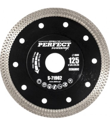 TARCZA DIAMENTOWA 125mm X 1,4mm CERAMIC PERFECT