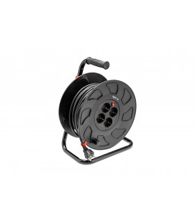 Przedłużacz bębnowy 3x1,5mm2, 50m, 4 x schuko