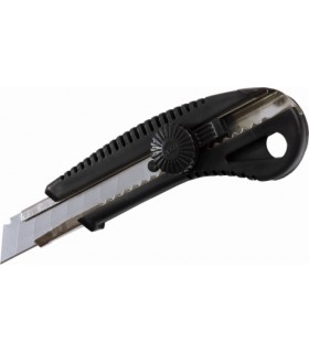 NÓŻ Z OSTRZEM ŁAMANYM METALOWA PROWADNICA 18mm