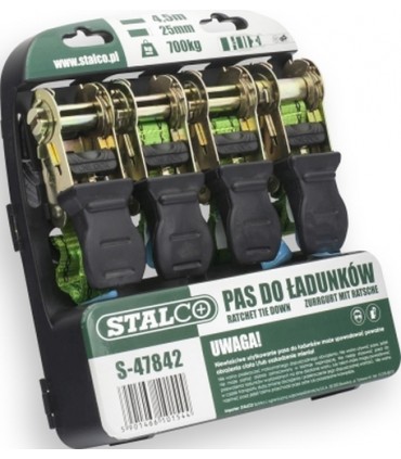PASY DO ŁADUNKÓW 25mmx4,5m, 700kg, 4szt. S-47842
