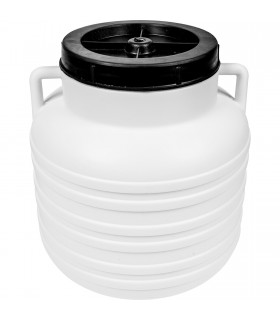 BIN BECZKA NA KAPUSTĘ - BIAŁA, UCHWYTY 10L