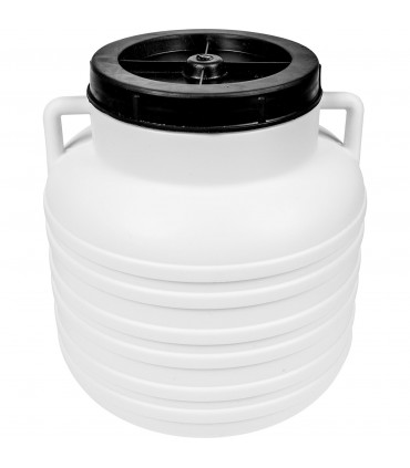 BIN BECZKA NA KAPUSTĘ - BIAŁA, UCHWYTY 10L