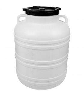 BIN BECZKA NA KAPUSTĘ - BIAŁA, UCHWYTY 60L