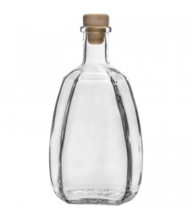 BIN - BUTELKA BANKIETOWA + KOREK SYNT. BIAŁA 500ml