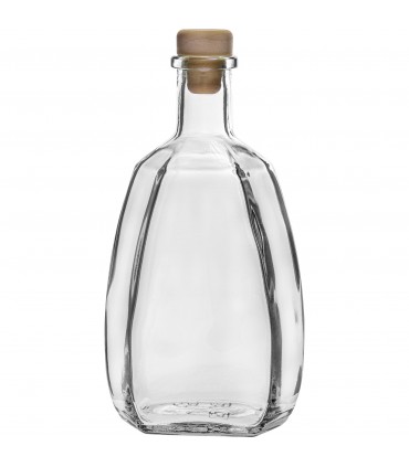 BIN - BUTELKA BANKIETOWA + KOREK SYNT. BIAŁA 500ml