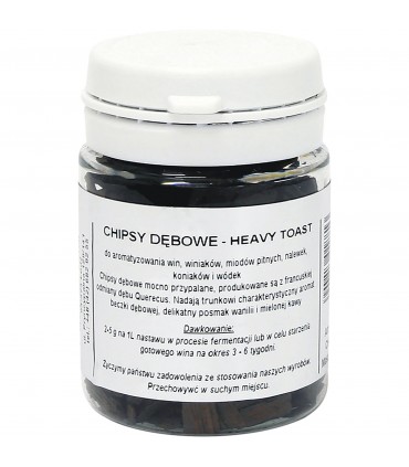 BIN CHIPSY DĘBOWE MOCNO OPIEKANE 20g