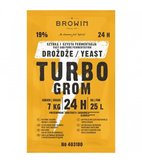 BIN - DROŻDŻE GORZEL. TURBO GROM 24h, 180g