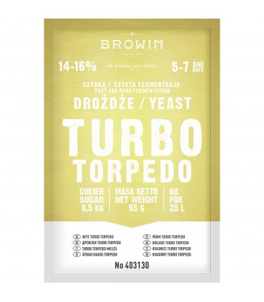 BIN - DROŻDŻE GORZELNICZE TURBO 5-7 dni, 95g