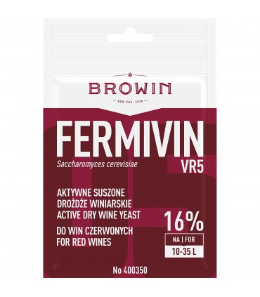 BIN DROŻDŻE WINIARSKIE SUSZONE FERMIVIN VR5 7g