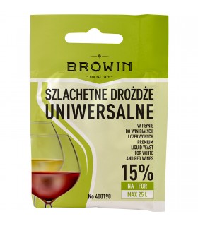 BIN DROŻDŻE WINIARSKIE PŁYNNE UNIWERSALNE 20ml