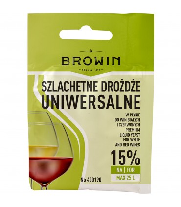 BIN DROŻDŻE WINIARSKIE PŁYNNE UNIWERSALNE 20ml