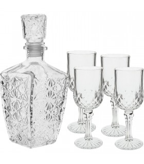 BIN - KOMPLET DO NALEWKI karafka + 4 kieliszki