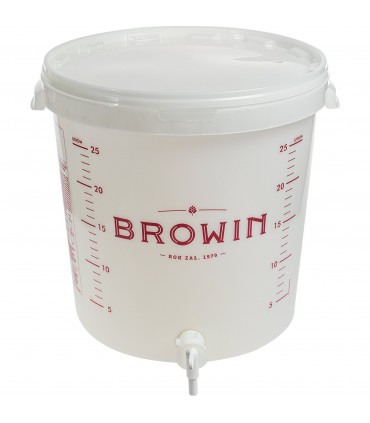 BIN POJEMNIK FERMENTACYJNY 30L+ kran + nadruk