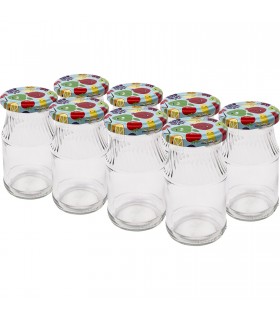 BIN SŁOIK 180ml 8szt.+ ZAKRĘTKA fi53