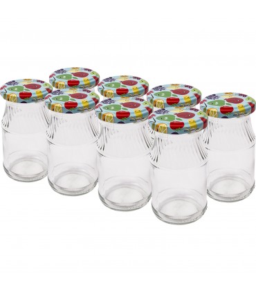 BIN SŁOIK 180ml 8szt.+ ZAKRĘTKA fi53