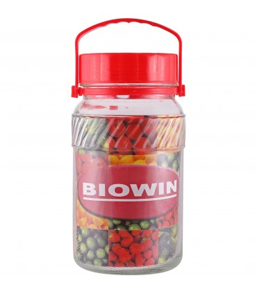 BIN SŁÓJ 3L Z PLASTIKOWĄ POKRYWĄ