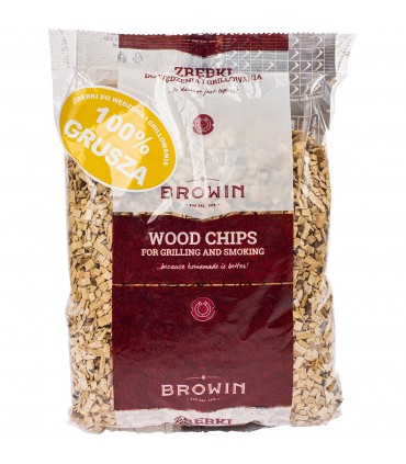 BIN - ZRĘBKI DO WĘDZ. I GRILL. 100% GRUSZA 450g