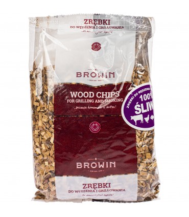 BIN - ZRĘBKI DO WĘDZ. I GRILL. 100% ŚLIWA 450g