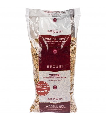 BIN - ZRĘBKI DO WĘDZ. I GRILL.70%OLCHA+30%BUK 750g