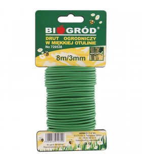 BIN O - DRUT OGRODNICZY W OTULINIE 3mm/8m
