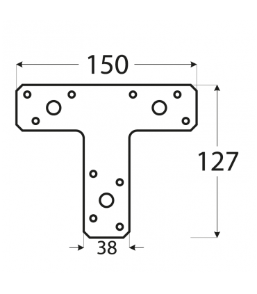 KT 2 ŁĄCZNIK 150x127x38x2,5