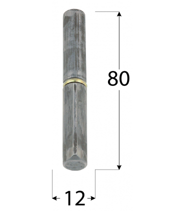 ZAWIAS TOCZONY 12x80mm